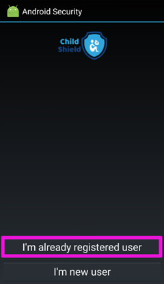 Login existing account